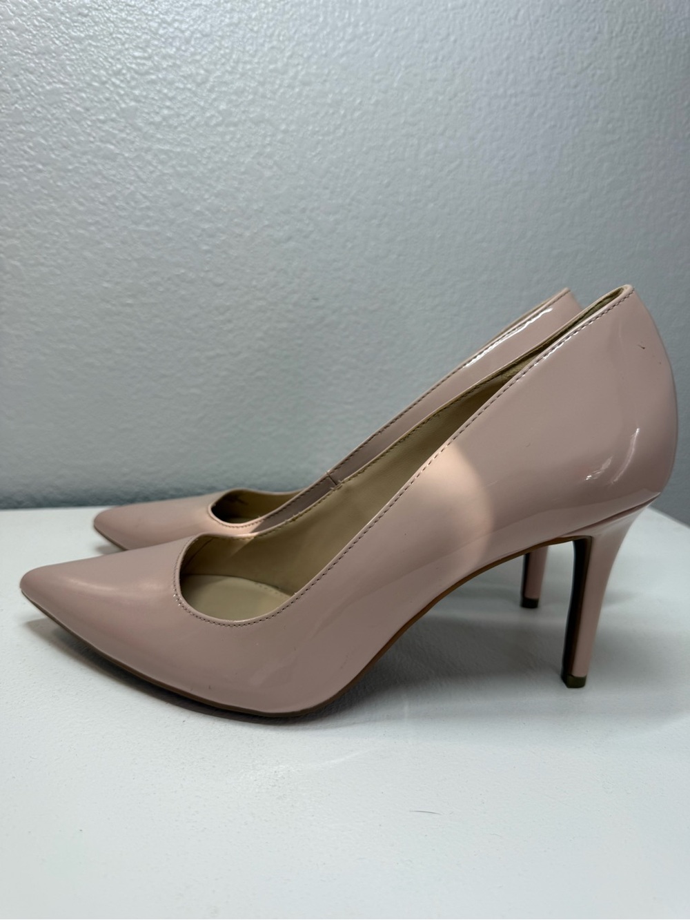 Jessica Simpson Blush Patent Pointed-Toe Pumps